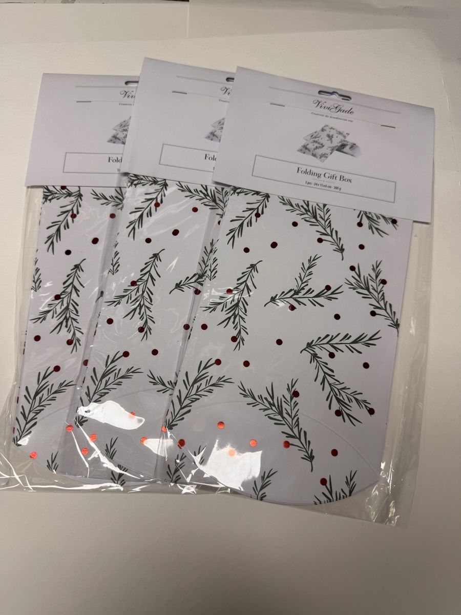 Tutte le decorazioni: Vivi Jade Folding Gift Box Weihnachts Design neu – Nuovo e nell'imballaggio originale da Steinhausen venduto da Schuwies