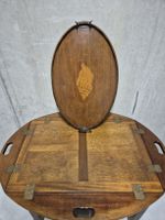 Butler Table Holz mit abnehmbarem Tablett