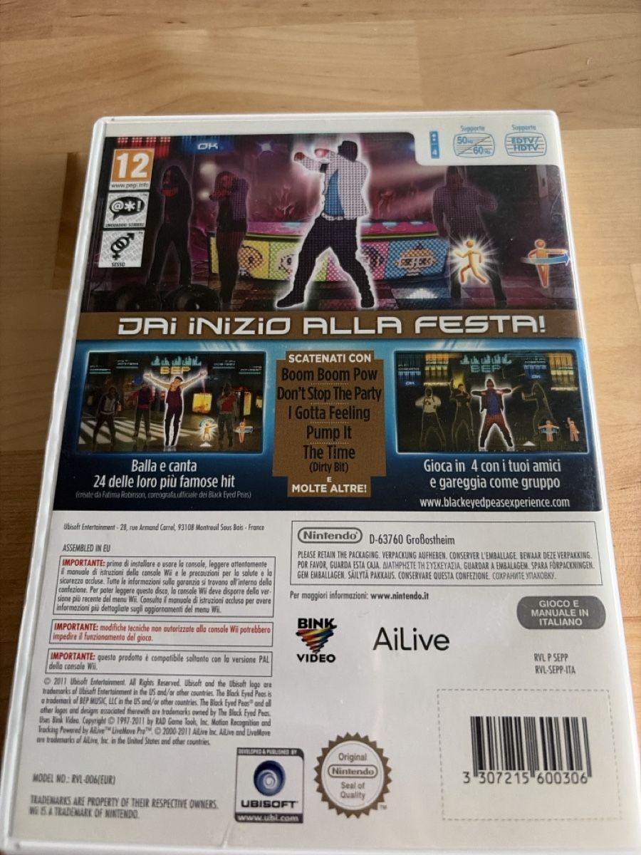 Giochi: The Black Eyed Peas Experience Wii – Nuovo (secondo la descrizione) da Chiasso venduto da Chibichan 2