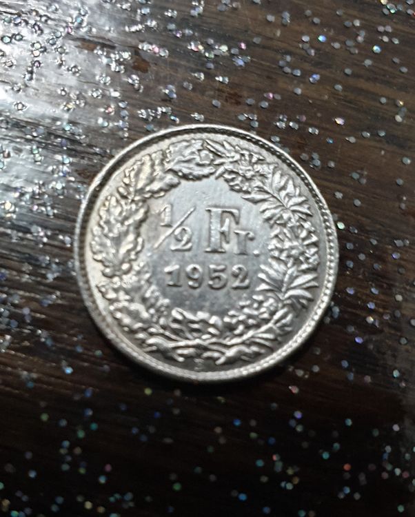 50 Rappen 1/2 Franken 1952 (Gebraucht) in für CHF 1 – mit Lieferung auf ...