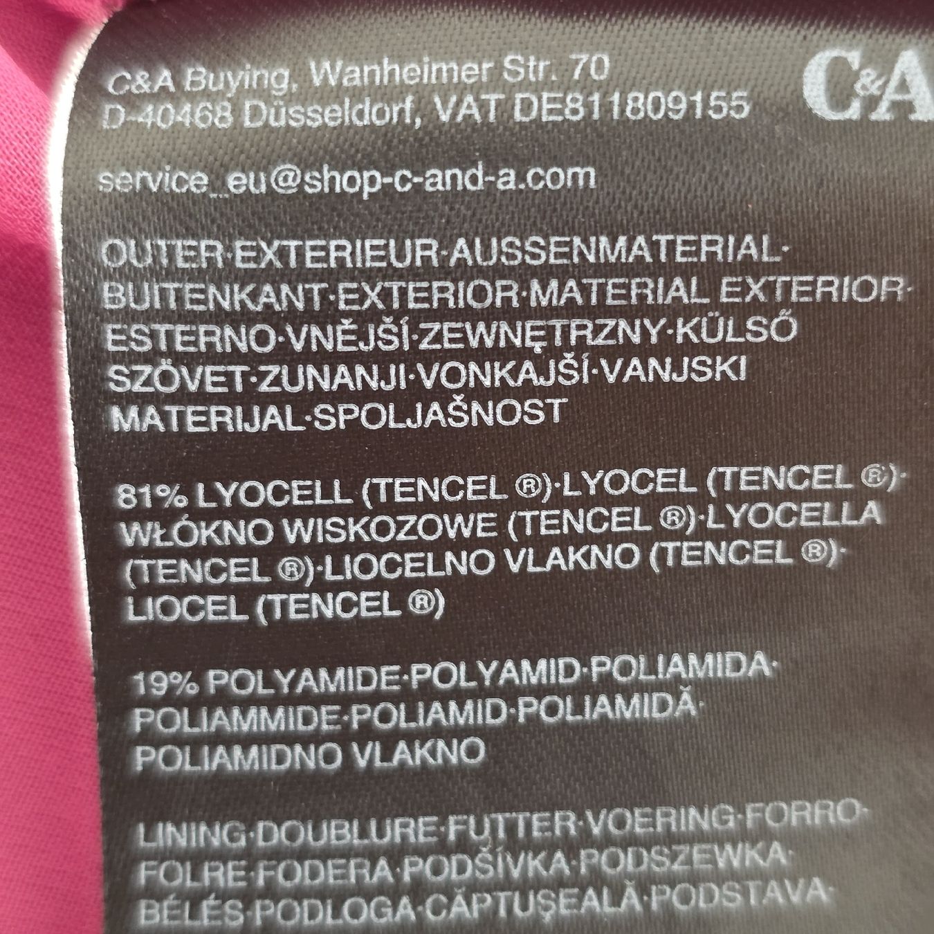 Vestiti: Wunderschöne Maxikleid C&A pink Grösse 38 – Usato da Rheinsulz venduto da Gilea 7