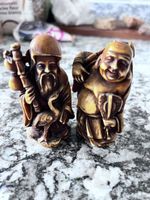 2 vintage Asiatica-Figuren (Götter des Glücks) – Japanisch