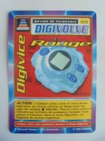DIGIMON " Digivolve " rouge,  1ère édition 1999