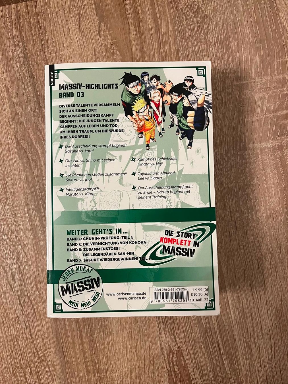 Fumetti: Naruto Massiv Band 3 – Usato da Zürich venduto da skt-gafs 1