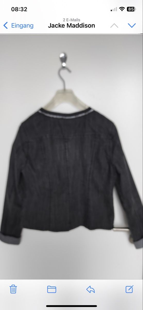 Giacche: Street One Jeansjacke Grösse 42, anthrazit – Nuovo (secondo la descrizione) da Meierskappel venduto da Hala03 1
