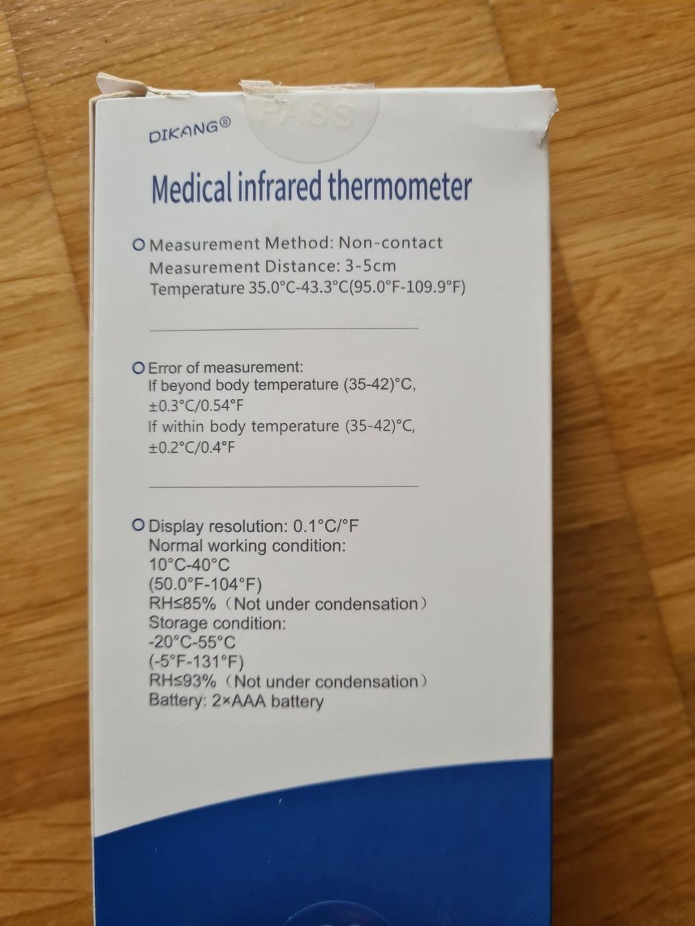 Sonstiges für Haushalt & Wohnen: Medical infrared thermometer – Neu (gemäss Beschreibung) aus Jona von Good_luck_ 6