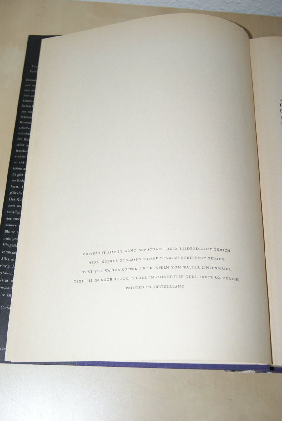 Libri: Orchideen. Silva-Bilderbuch Erste Auflage – Usato da Zürich venduto da Widi1 1
