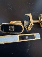 Givenchy Manschettenknöpfe & Krawattenklammer Set Vintage