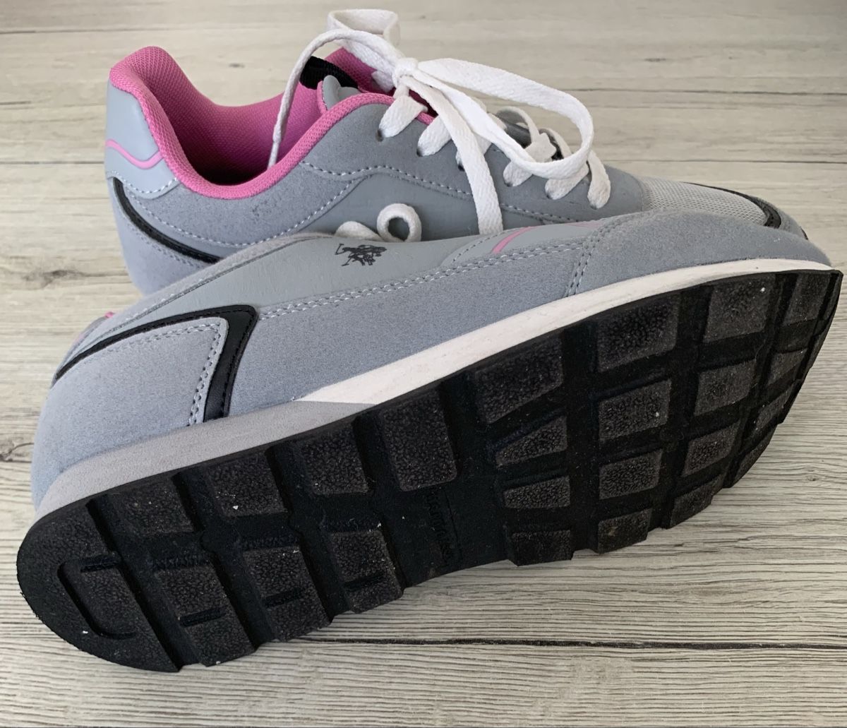 US Polo Damenschuhe: U.S. POLO ASSN. Sneaker donna grigia – Gebraucht aus Giubiasco von DaianaB 2