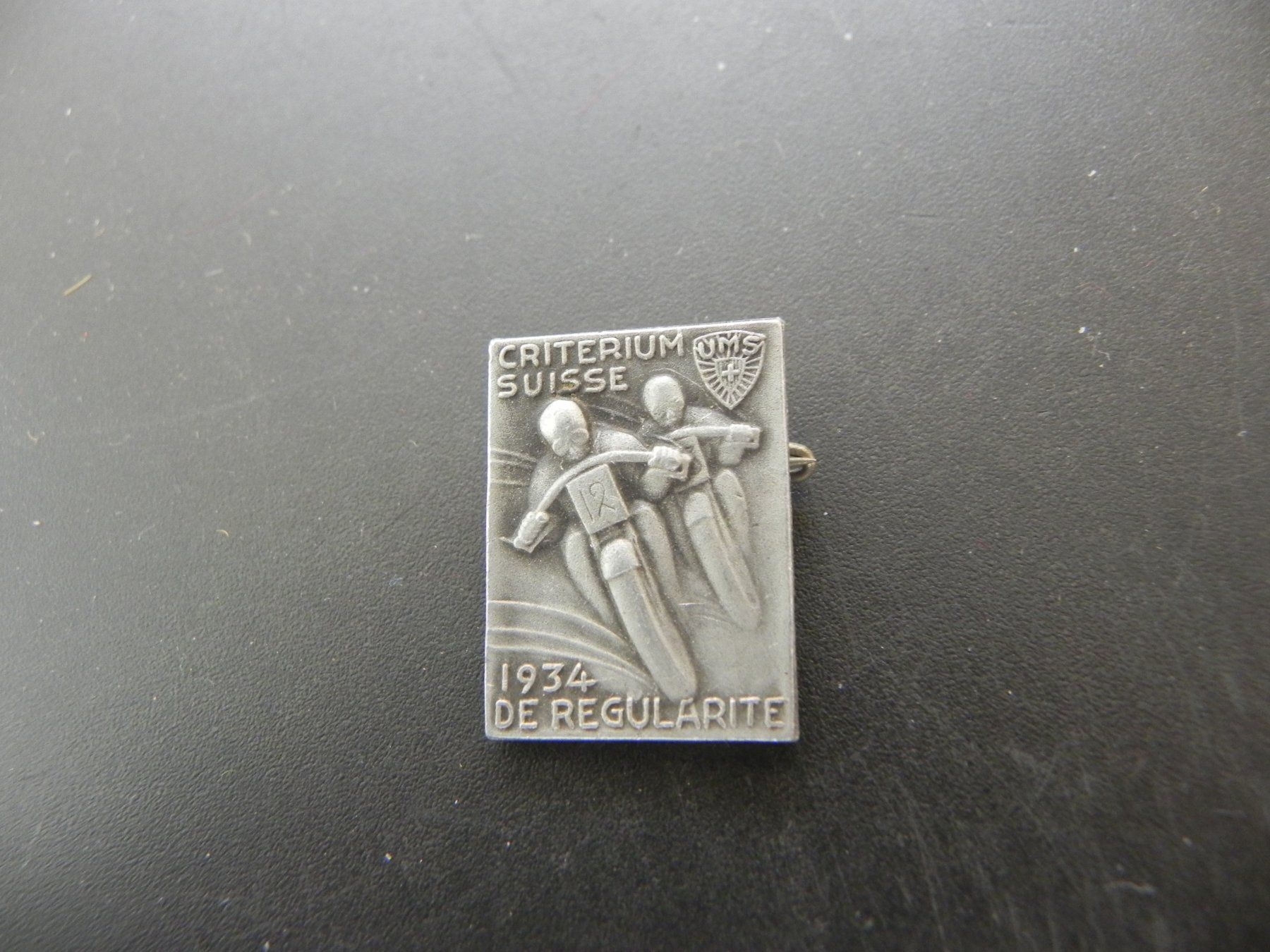 Medaillen: Insigne UMS Criterium Suisse de Regularité 1934 – Gebraucht aus Biel/Bienne von Gogolozi