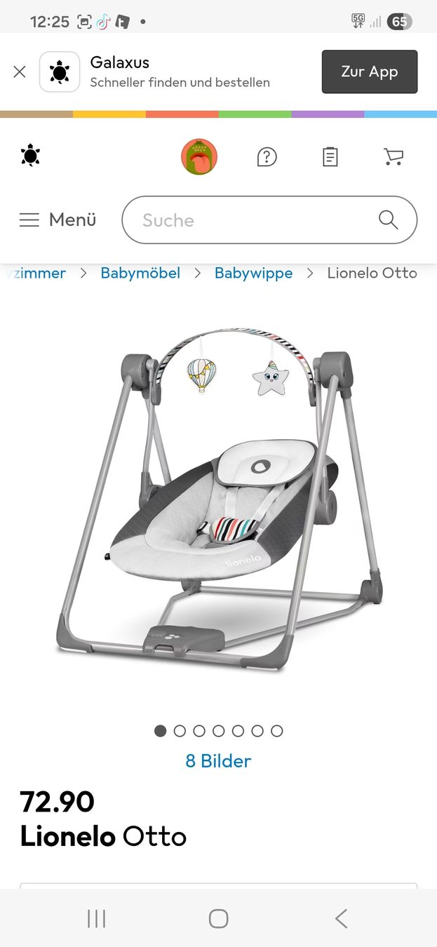 Sdraiette & Sdraiette a dondolo: Babywippe Lionelo – Usato da Haslen GL venduto da Sandra40 7