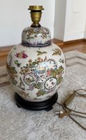 Tischlampe Keramik, Handbemalt