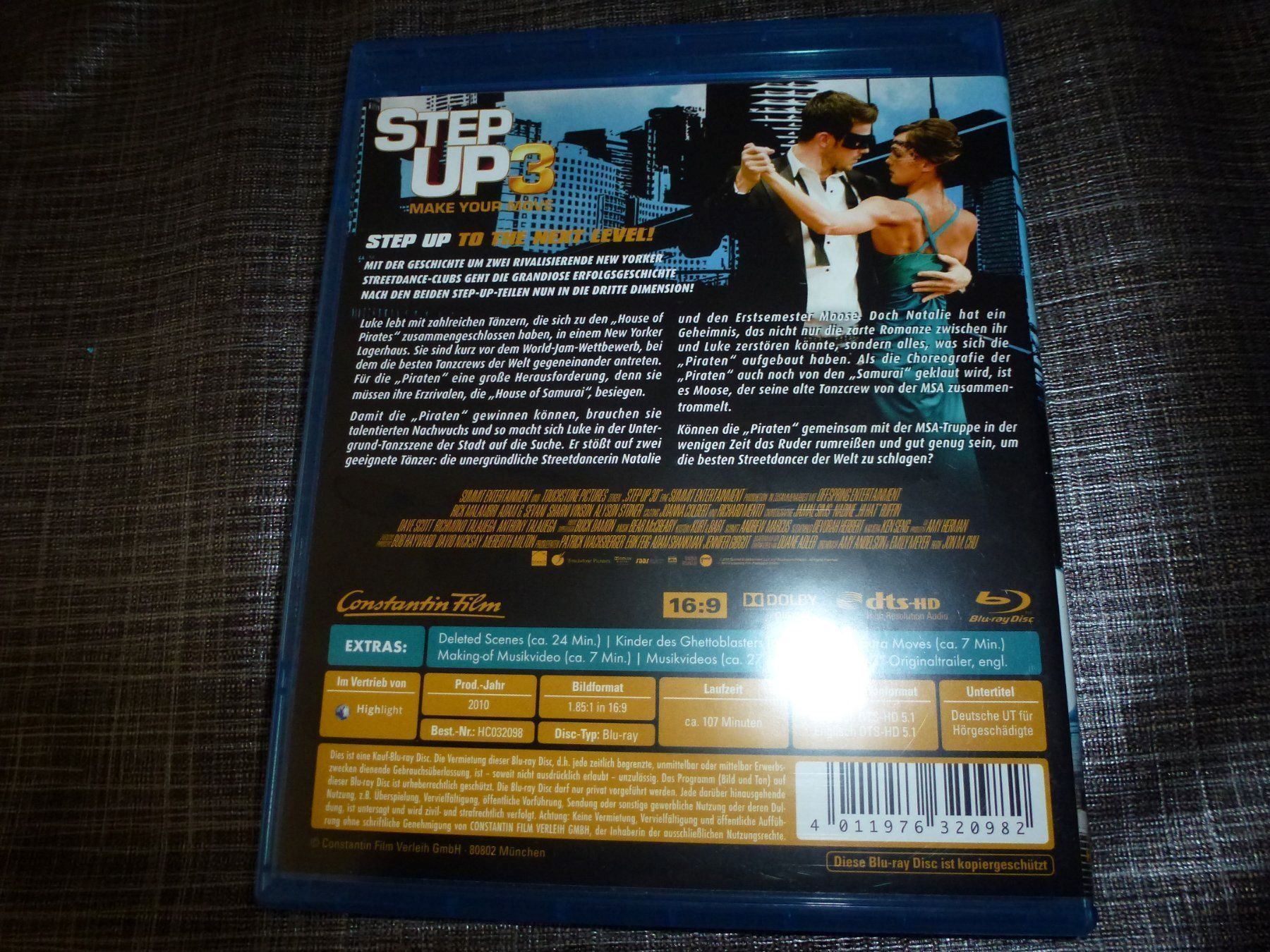 Tutti i DVDs: Step Up 3 BLU-RAY – Usato da Olten venduto da Disc-Verkauf 2