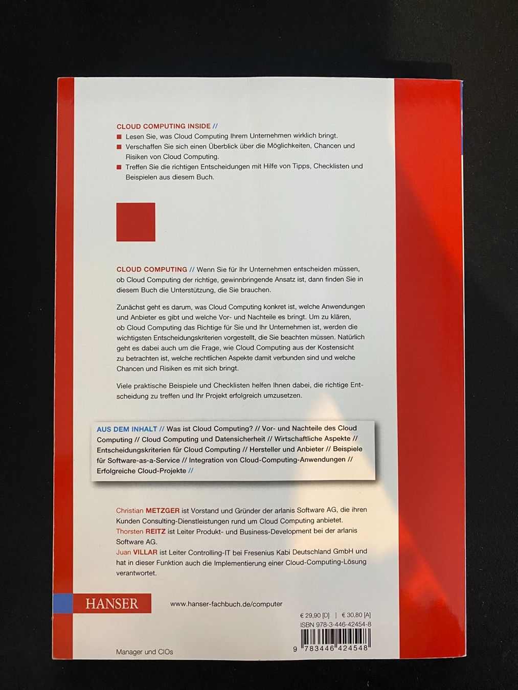 Libri: Schulbuch - Cloud Computing – Usato da Rickenbach b. Wil venduto da mfrei103 1