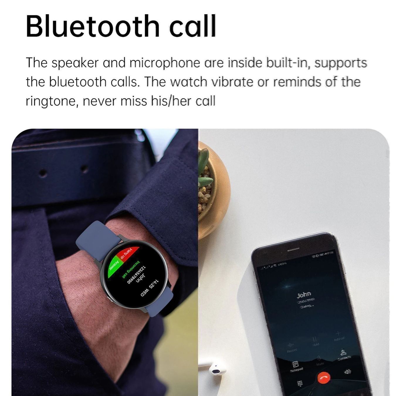 Smartwatch: SMARTWATCH - SPORT & CALL SMARTWATCH - BLUETOOTH SMARTWATCH – Nuovo e nell'imballaggio originale da Kriens venduto da swissgadget 2