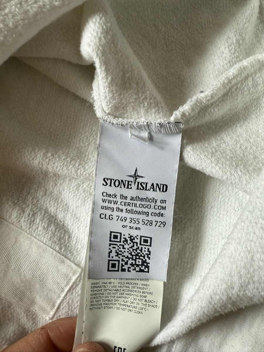 Stone Island Maglioni & Felpe: stone island pullover weiss gr: L – Usato da Herrliberg venduto da Aley123456789 2
