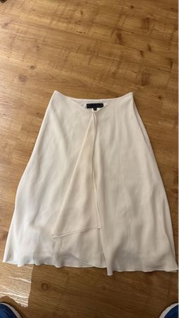 Eleganter Sommerrock, Creme, Gr. 38