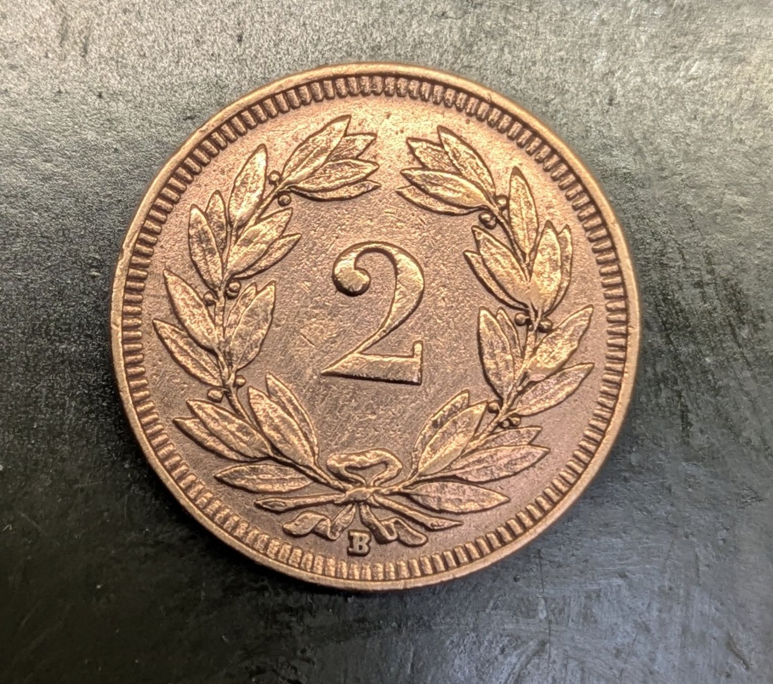 Toutes les monnaies: 2 Rappen 1913 ss – D'occasion à Zetzwil par Spitz70 1