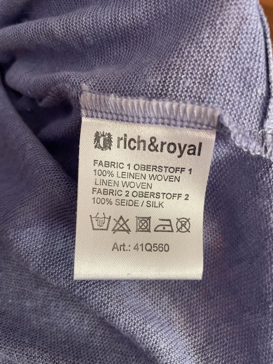 Rich&Royal Shirt, flieder/blau, Gr??sse XL NEU (Neuf (Voir description ...