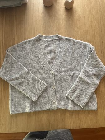 Cardigan Wolle Alpaka Mix