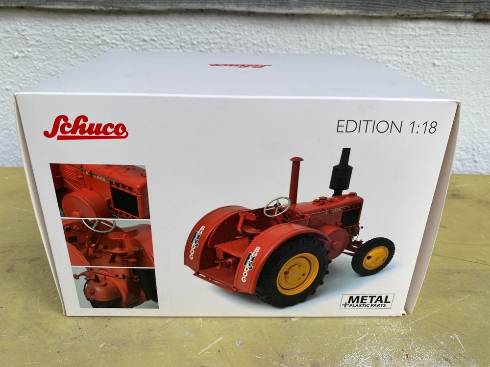 Schuco Lanz Bulldog mit Dach 03376