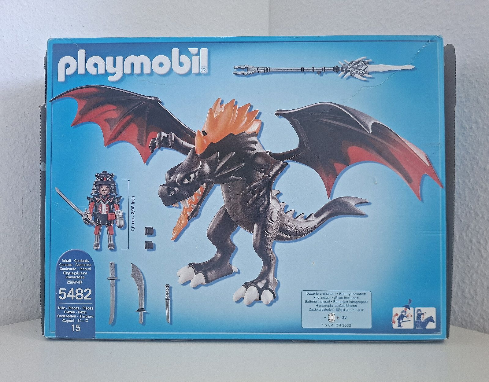 Playmobil Giocattoli: Playmobil Dragons 5482 Feuerdrache mit Samurai – Usato da Pieterlen venduto da jak_c2lj 2