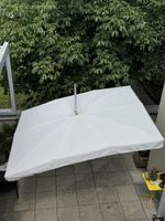 Glatz Sonnenschirm gross weiss guter Zustand