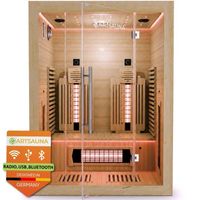 Infrarotsauna BOLOGNA140 PREMIUM 140x120cm Dual-Technologie