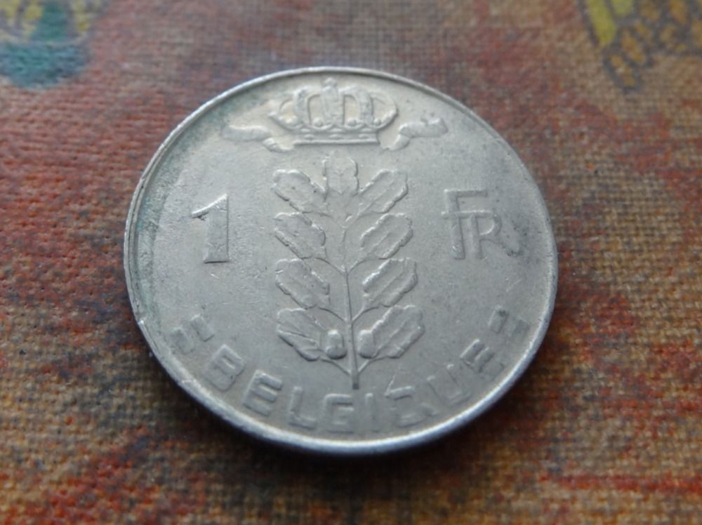 Alle Münzen: BELGIQUE  1  Franc  1977 – Gebraucht aus Romanel-sur-Lausanne von Swift13 1