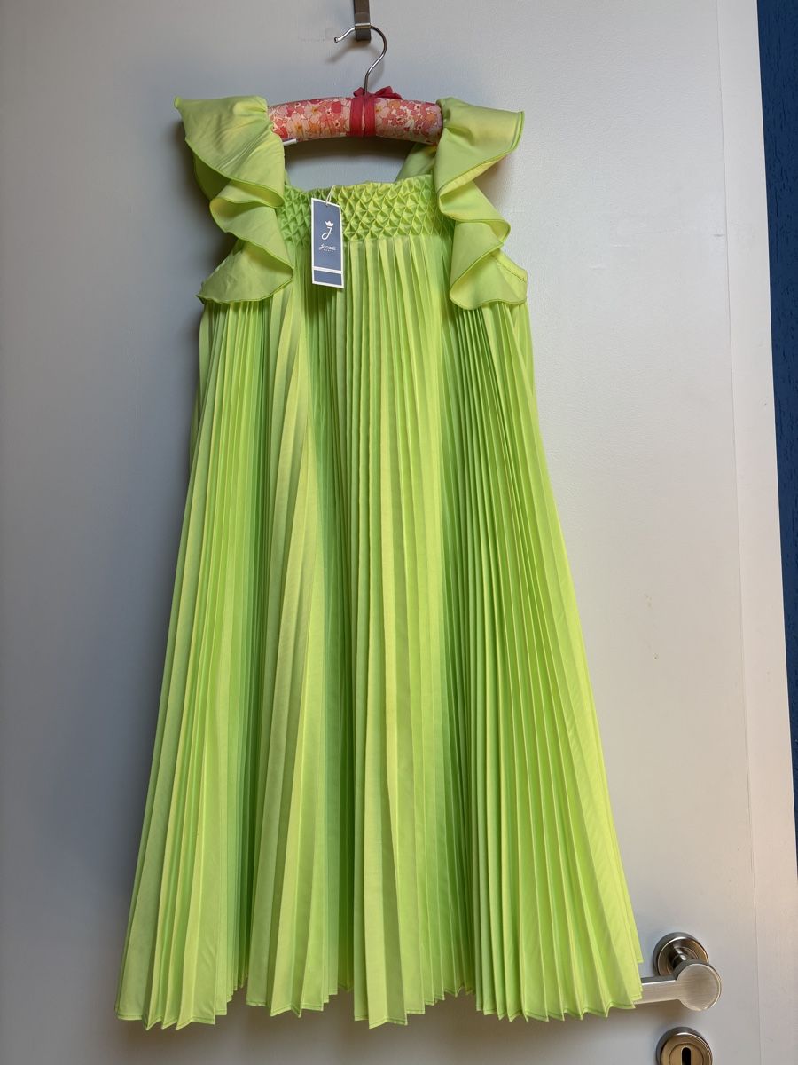 Jacadi Vestiti & Gonne: Robe plissée vert anis Jacadi 12 ans - 152cm NEUVE – Nuovo e nell'imballaggio originale da Founex venduto da ari_2gt7