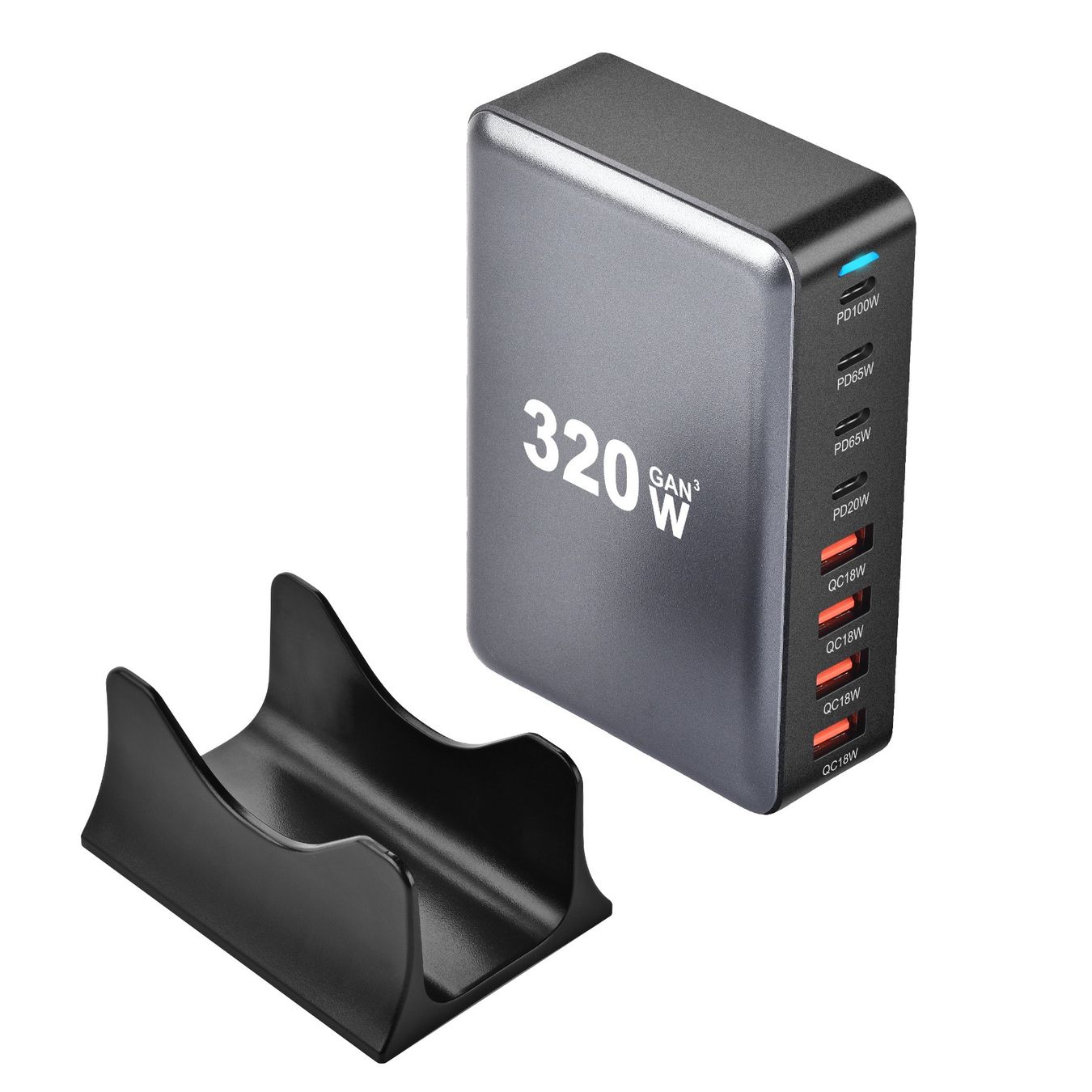Caricabatterie: Top Ladegerät 8USB C Desktop Schnellladegerät iPhone Samsung – Nuovo e nell'imballaggio originale da Hundwil venduto da Stallone6 5