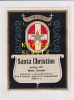 Etikette - Santa Christine (sic) /bd