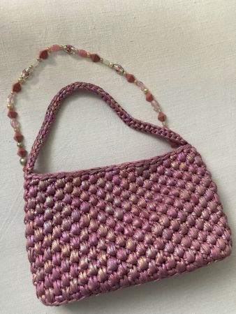 Winzige Handgemachte Häkeltasche
