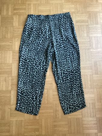 Olsen Hose Mona Straight Leo-Print Gr. 42