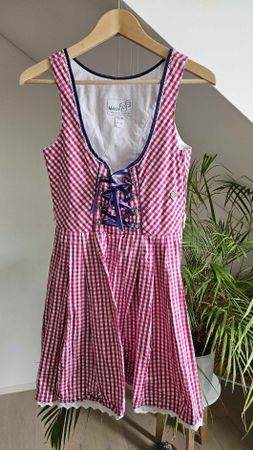 Dirndl Gr. 36, rot kariert, Oktoberfest