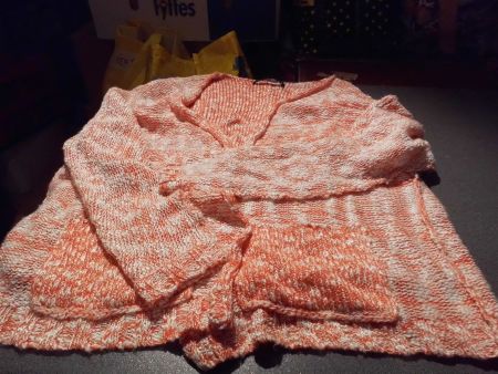 Jacke Grösse S, LTB, weiss/orange
