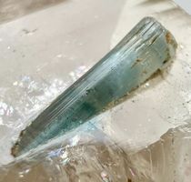 Indicolite Tourmaline on Quartz, Minas Gerais, Brazil