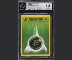 Pokémon Grass Energy | 1st Edition | German | BGS 8.5
