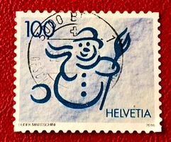 Nr.1612 Sondermarken Schneemann GESTEMPELT 2016  ﻿ 