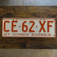 🇦🇺Australien Northern Territory Outback CE62XF Autoschild
