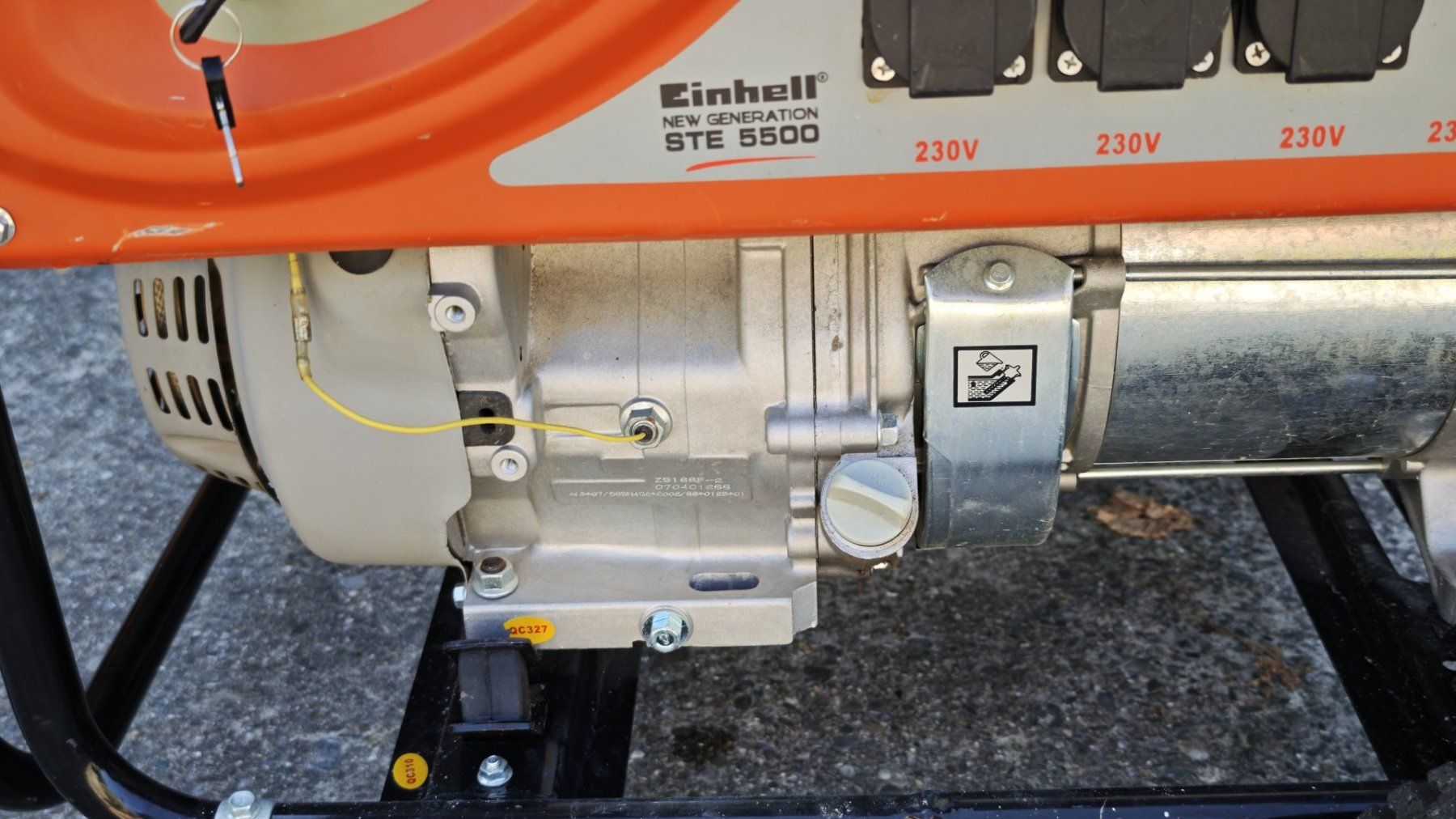 Einhell Generatori di corrente: 5,5 kW Notstromaggregat, Einhell STE 5500 Benzin – Usato da Grandcour venduto da Drscubi 2