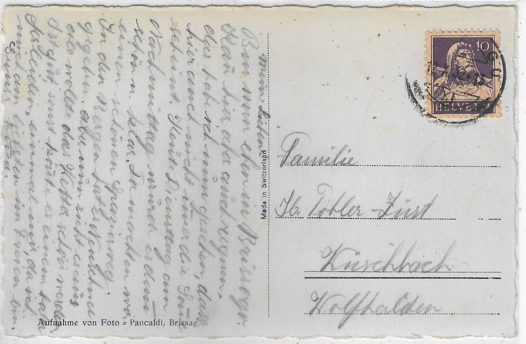 Cartoline postali: Brissago - Lago Maggiore – Usato da Ettingen venduto da Kartenplanet 1