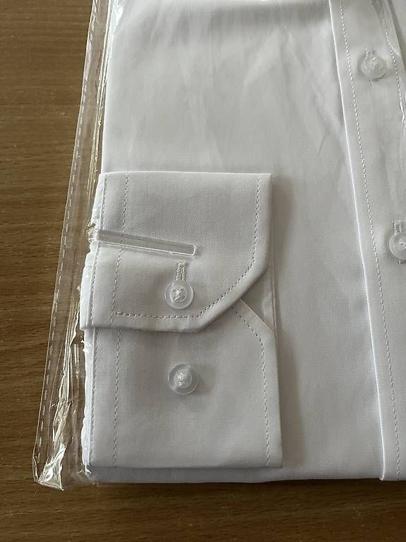 Hemden: Chemise blanche manches longues.  – Gebraucht aus Genève von Eric1823 1