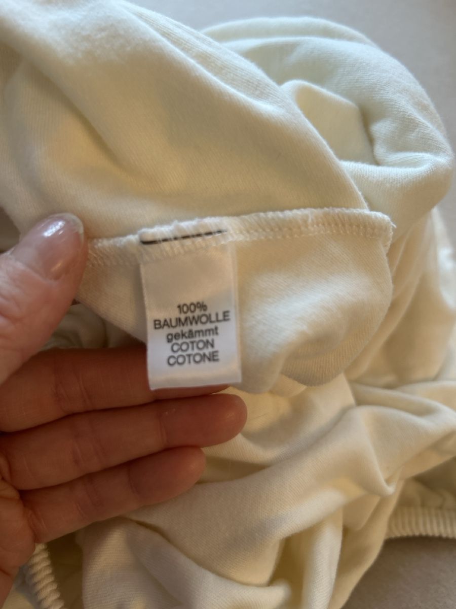 Biancheria da letto: Fixleintuch Crème, 100%  BW, Top Zustand! – Usato da Kirchdorf BE venduto da Stella130 1