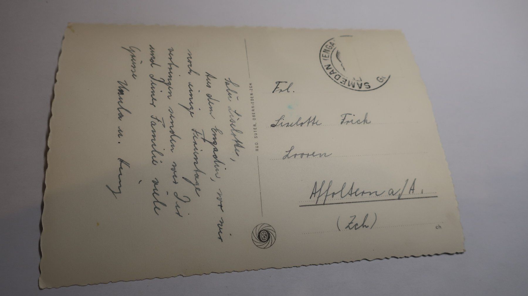 Cartoline postali: Samedan  N° 4923 – Usato da Cormoret venduto da Pascalll2001 4
