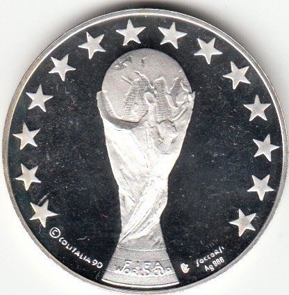 Medaillen: FIFA -- Italia'90 -- Silber – Gebraucht aus Gossau SG von Gallus00