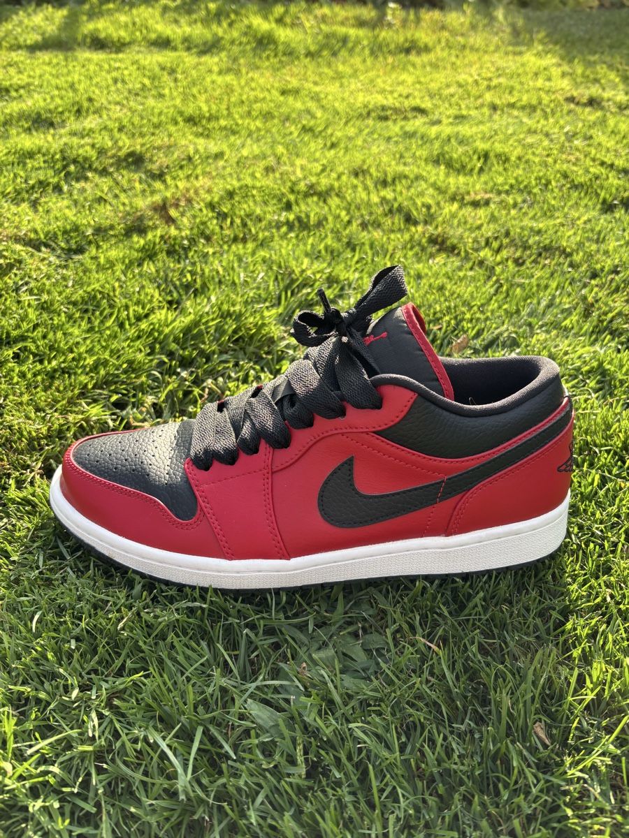 Nike Herrenschuhe: Air Jordan 1 Low Varsity Red – Neu (gemäss Beschreibung) aus Langendorf von Angeleyes3 1