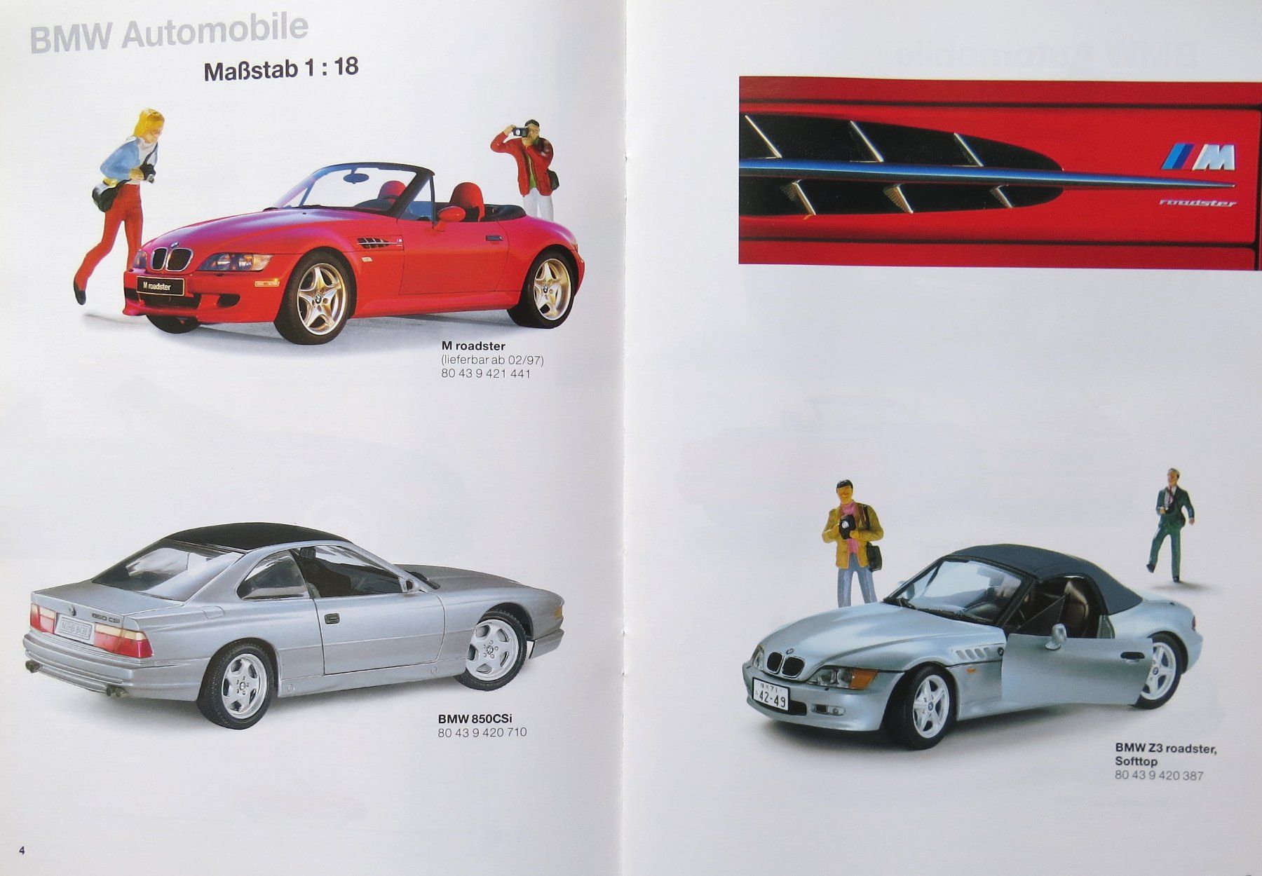 BMW Modellautos: BMW Modellautokatalog 1997 – Gebraucht aus Ettingen von campione_1