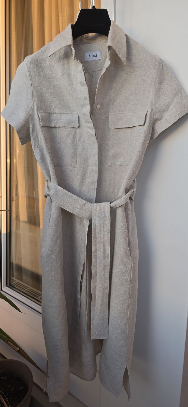Kleider: Leinen Kleid von Miaki. Gr.38 – Gebraucht aus Zürich von Olala_