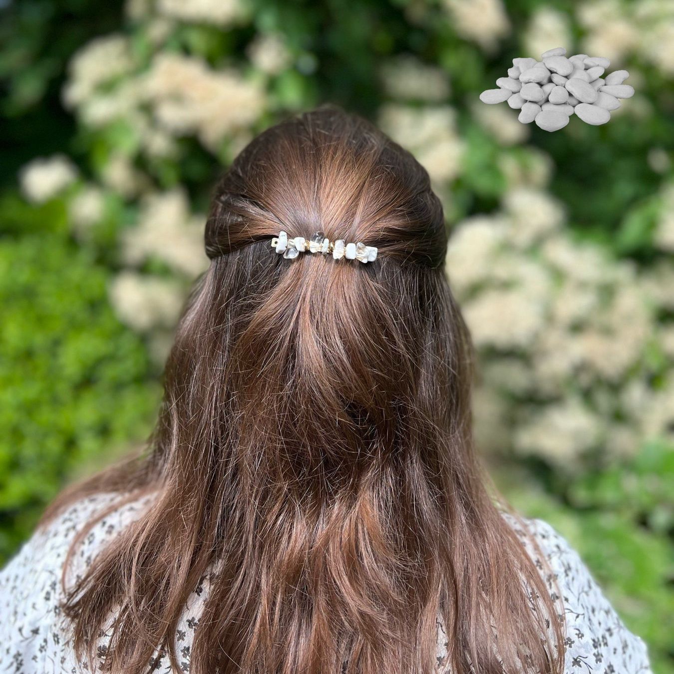 Accessori per capelli: White Stone :: Hairclip Haarspange – Nuovo (secondo la descrizione) da Horgen venduto da missistore